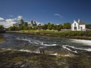 IFI to close Moy and Galway salmon fisheries due to high water temperatures Water on a weir