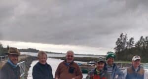 Michael McDermott, Councillor Tony Waldron invited guest presenting (Heaviest fish) winner Billy Thomas, Ronan Baggott, Mark Malone,John Gaffey