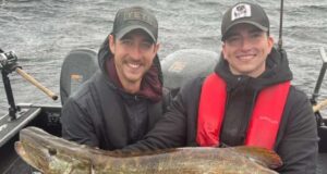 Great first pike angling experience for pair from Argentina