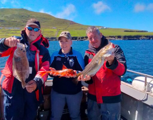 Loughshinny SAC enjoy a great day out on Valentia’s Boy Scott charter boat catch