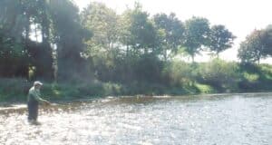 Montana fly angler learns how to catch trout on the Maigue Fly-fishing the Maigue
