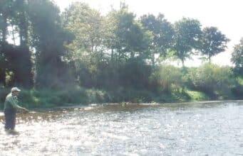 Montana fly angler learns how to catch trout on the Maigue Fly-fishing the Maigue