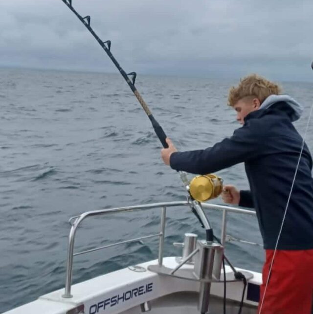 MAtthew playing his tuna