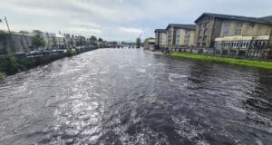 Tougher conditions on the Moy due to heavy rain and rising water levels