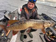 Best time of year for big pike on Derg is now Senan Stanley Lough Derg pike