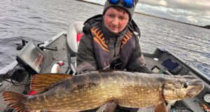 Best time of year for big pike on Derg is now Senan Stanley Lough Derg pike