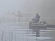 Clive wins 5th round of Munster Anglers Winter League at Twomilegate foggy morning Twomilegate, Lough Derg