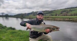 Water Levels falling on the Blackwater, salmon reported Blackwater salmon