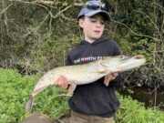 Roach on the float and pike on the fly – a great Easter outing for Anthony