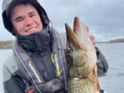Super flyfishing for pike for Swiss anglers in Boyle
