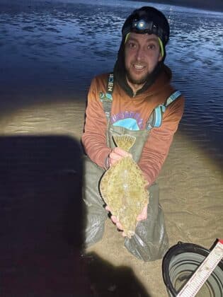 flounder for Gavin Dorrian, winner on the night