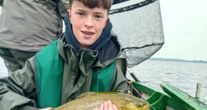 Seamus McGuinness with his Owel trout