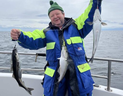 Good coalie fishing on the Clare Dragoon
