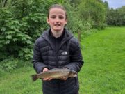 Archie hooked on fishing the Dodder