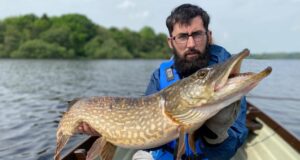 Cody with one of his better pike on the day