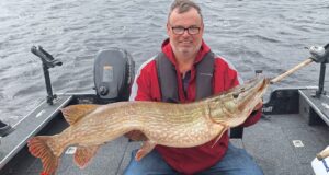First Irish pike for Chris 114 cm
