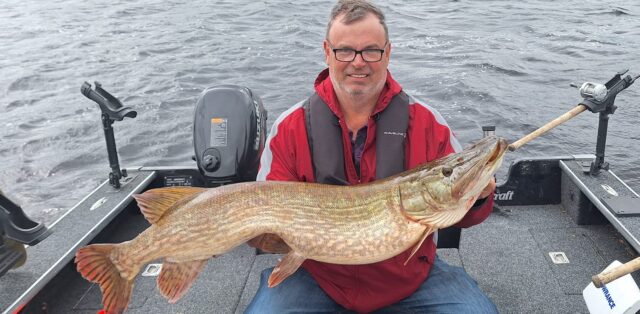 First Irish pike for Chris 114 cm