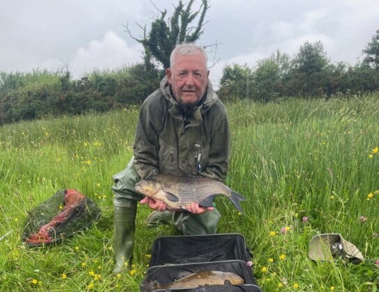 John with a 9lb 3oz Bream was part of his catch of Bream and Tench.
