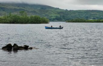 Duckfly up on Corrib lough corrib