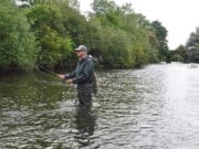 Still a few mayfly hatching on the Deel seward casting on the Deel