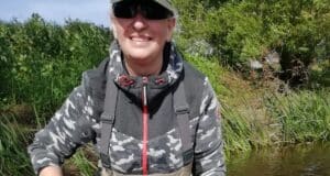Munster Blackwater steadily improving Alex arrived from the UK this morning and did not take her long to show the men at Blackwater Trout and Salmon Fishery how it's done