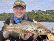 Derg trout taking well as they move on from pin fry trout