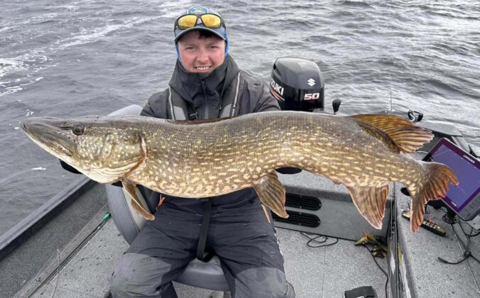 Senan with a pike