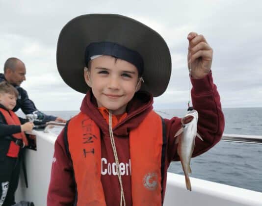 The young guns with a few of their species, Hound, Poorcod, Codling