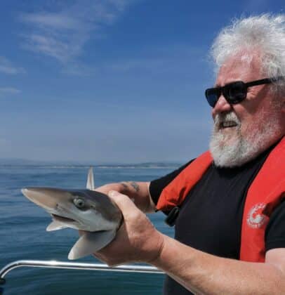 Small tope for visiting angler from the Netherlands