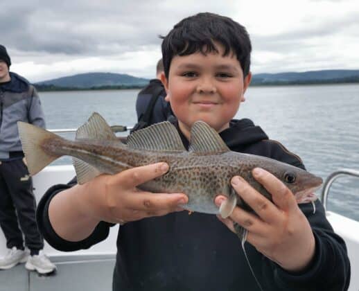 The young guns with a few of their species, Hound, Poorcod, Codling