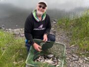 Leinster Coarse Anglers get some unusual bankside entertainment on Annaghierin