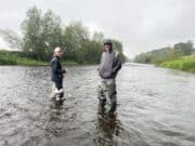 The River Whispers from the Nore, approaching the water, guide life, top tips and handy hints Fatehr and son team on the Nore