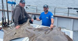 Returning anglers and recaptured fish – incredible skate fishing at Courtmacsherry! Two fine skate