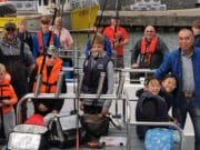 Young anglers learn the ropes with Wicklow Boat Charters