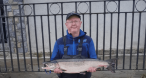 High water favours spinners & worms on the River Moy