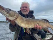 Pike anglers enjoy their stay at Melview Fishing Lodge.