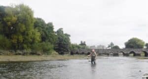 Carl Liljenstolpe fly-fishing the River Maigue at Adare