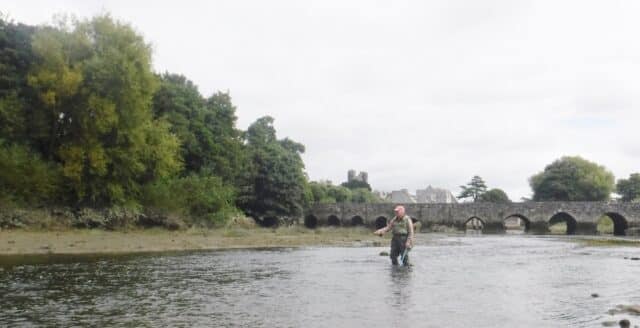 Carl Liljenstolpe fly-fishing the River Maigue at Adare Carl Liljenstolpe fly-fishing the River Maigue at Adare