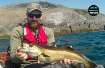 Long awaited fishing trip for kayak anglers in West Cork pollack