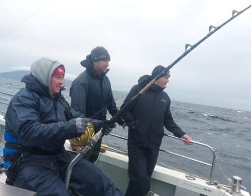 500lbs plus bluefin tuna for anglers aboard Fiona Tee