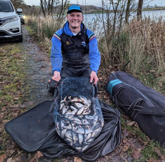 Aaron with his 8kg+ winning bag