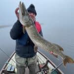 Alain with a 104 cm Pike