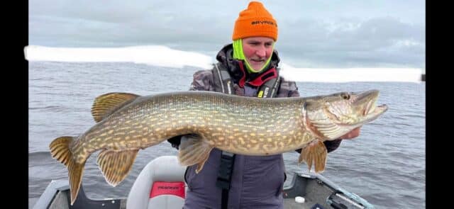 Paul Bourke with another good Derg pike