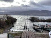 A couple of salmon from Currane and a few more on the Inny between floods A wintry Lough Currane