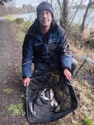 Richard with his catch