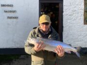 First salmon of the season caught on the Drowse salmon