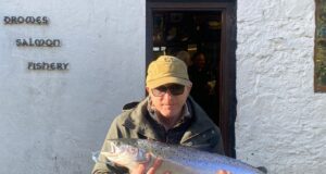 First salmon of the season caught on the Drowse salmon