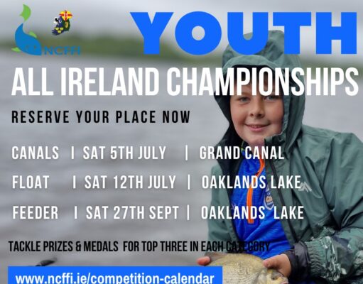 Three new Youth Coarse Angling Competitions announced by the NCFFI