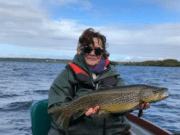 Women in Irish Flyfishing – Dorrie Gibbons Lough Sheelin Rehabilitation Competition in October 2022 where she finished 3rd having caught a beautiful wild brown trout of 5.79lbs