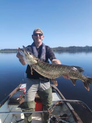 Bruno had this pike using hard lure